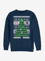 Star Wars Galactic Tree Christmas Pattern Sweatshirt