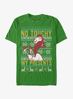 Disney The Emperor's New Groove No Touchy Christmas Pattern T-Shirt