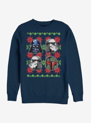 Star Wars Holiday Faces Sweatshirt