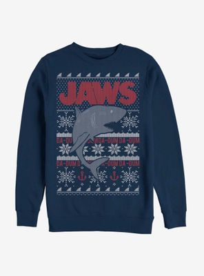 Jaws Christmas Pattern Sweatshirt