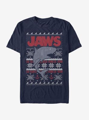 Jaws Christmas Pattern T-Shirt