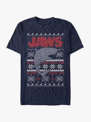 Jaws Christmas Pattern T-Shirt