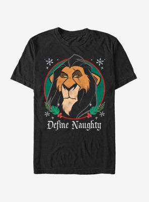 Disney The Lion King Scar Define Naughty T-Shirt