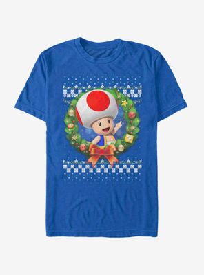 Nintendo Super Mario Wreath Toad 3D T-Shirt