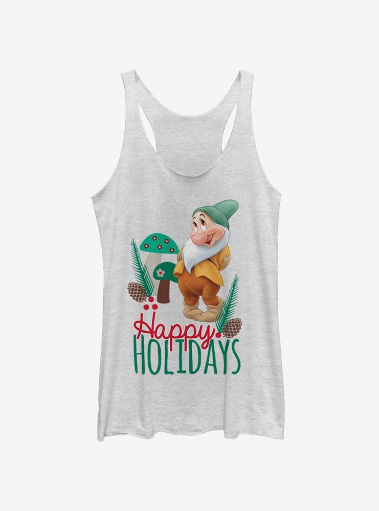 Disney Snow White Bashful Christmas Womens Tank Top