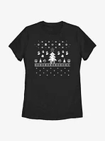 Nintendo Super Mario White Christmas Womens T-Shirt