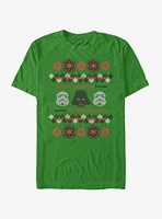 Star Wars Empire Christmas Pattern T-Shirt