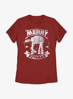 Star Wars AT-AT Sithmas Womens T-Shirt