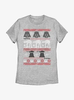 Star Wars Hoth Battle Christmas Pattern Womens T-Shirt