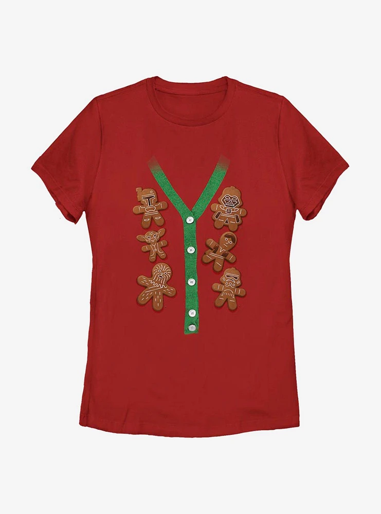 Star Wars Christmas Cookies Womens T-Shirt
