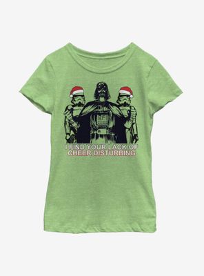 Star Wars Lack Of Cheer Disturbing Youth Girls T-Shirt