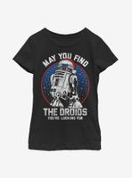 Star Wars Droid Wishes Youth Girls T-Shirt