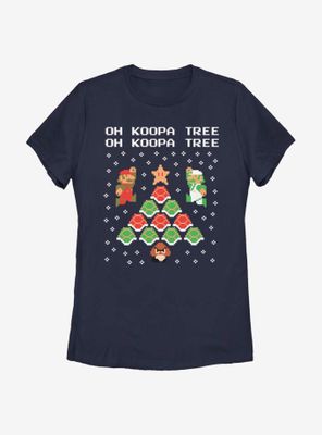 Nintendo Super Mario Koopa Tree Womens T-Shirt