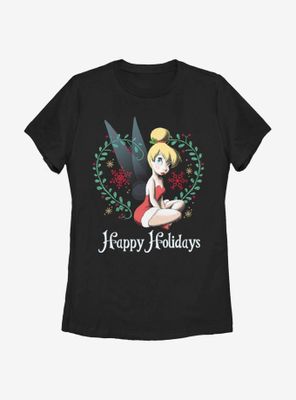 Disney Peter Pan Tink Holidays Womens T-Shirt