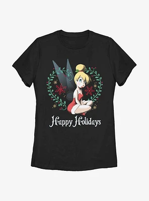 Disney Peter Pan Tink Holidays Womens T-Shirt