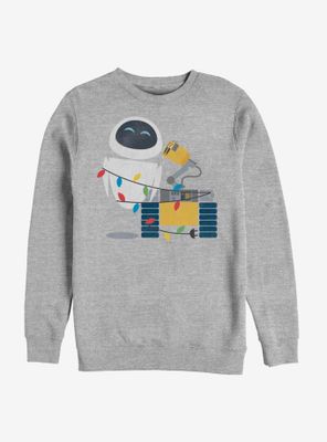 Disney Pixar WALL-E Robot Love Holiday Sweatshirt