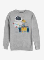 Disney Pixar WALL-E Robot Love Holiday Sweatshirt