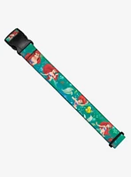 Disney The Little Mermaid Ariel Flounder Poses Luggage Strap