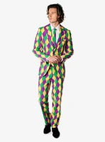 OppoSuits Men's Harleking Mardi Gras Suit