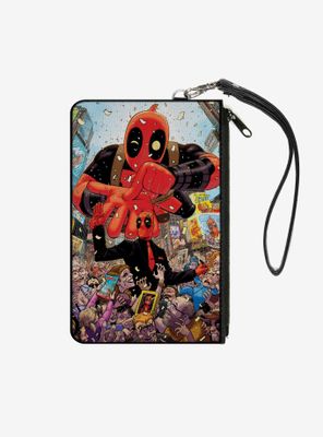 Deadpool Issue 1 Parade Balloon Cover Pose Wallet Canvas Zip Clutch