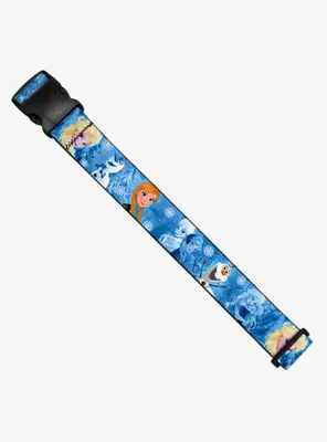 Disney Frozen Character Poses Luggage Strap