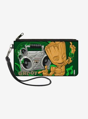 Marvel Groot Boombox Groove Wallet Canvas Zip Clutch