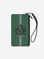 Harry Potter Slytherin Crest Wallet Canvas Zip Clutch