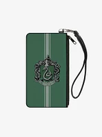 Harry Potter Slytherin Crest Wallet Canvas Zip Clutch