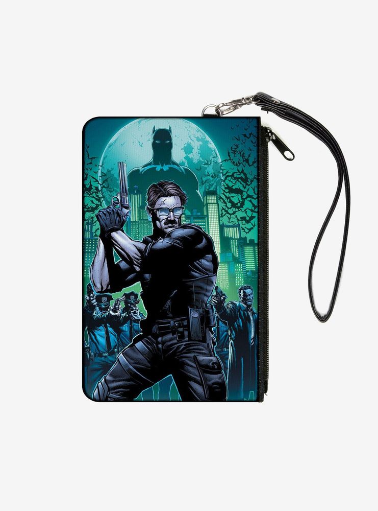 DC Comics The New 52 Detective Comics Issue 25 James Gordon Cover Pose Wallet Canvas Zip Clutch