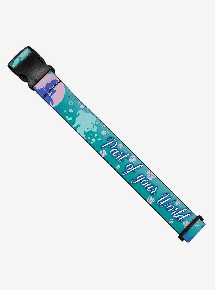 Disney The Little Mermaid Silhouette Scenes Part Of Your World Luggage Strap