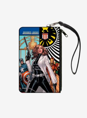 Marvel Jessica Jones What If Jessica Jones Had Joined The Avengers Issue 1 Cover Wallet Canvas Zip Clutch