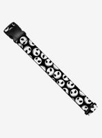 The Nightmare Before Christmas Jack Expressions Scattered Luggage Strap