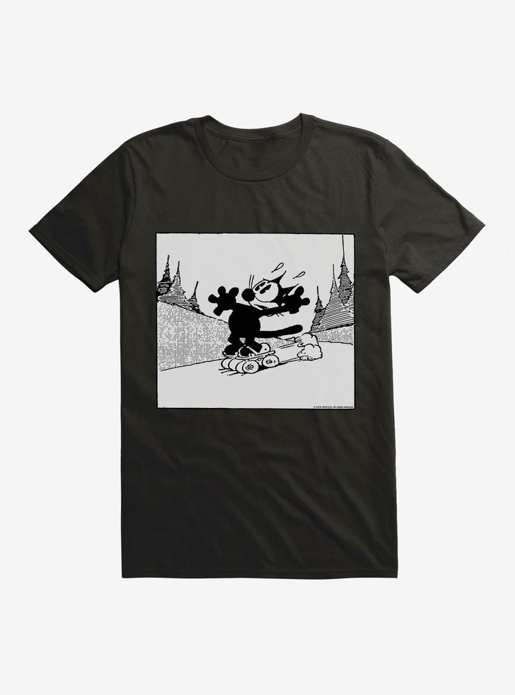 Felix The Cat Rollerskating T-Shirt