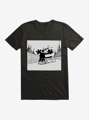 Felix The Cat Rollerskating T-Shirt