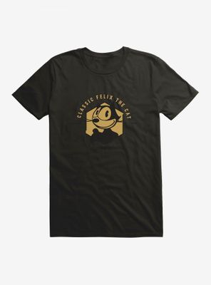 Felix The Cat Vintage Gold Logo T-Shirt