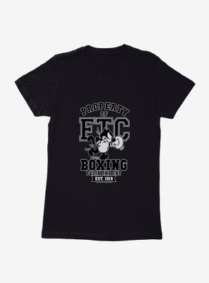 Felix The Cat Property of FTC Boxing Womens T-Shirt