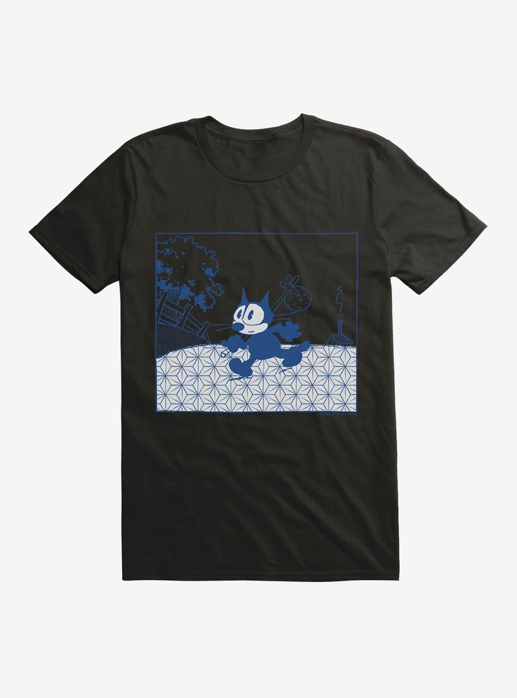 Felix The Cat Running Away T-Shirt