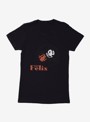 Felix The Cat Cafe Womens T-Shirt