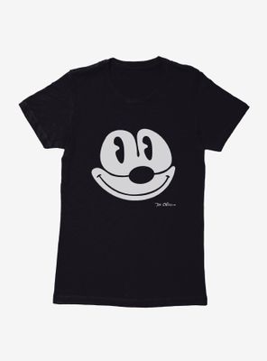 Felix The Cat Face Outline Womens T-Shirt