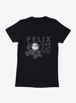 Felix The Cat Distressed Logo Womens T-Shirt