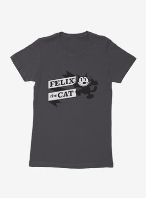 Felix The Cat Happy Logo Womens T-Shirt