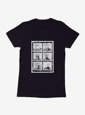 Felix The Cat Island Comic Strip Womens T-Shirt