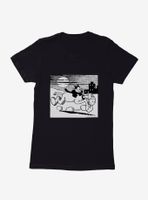 Felix The Cat Riding Through Town Womens T-Shirt