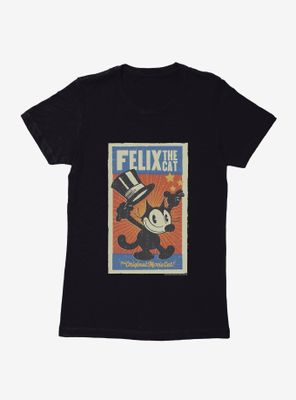 Felix The Cat Original Movie Poster Womens T-Shirt