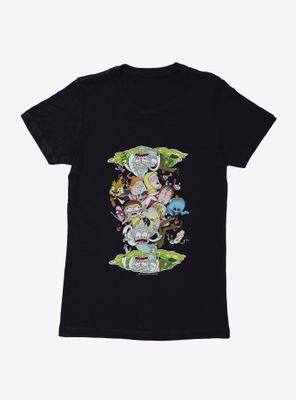 Rick and Morty Portal Loop Womens T-Shirt