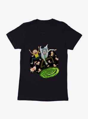 Rick and Morty Ricked Again Womens T-Shirt