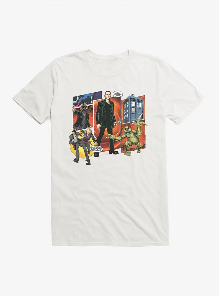 Doctor Who The Ninth Comic Scene T-Shirt