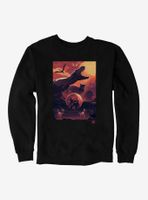 Jurassic World Volcano Eruption Chaos Sweatshirt