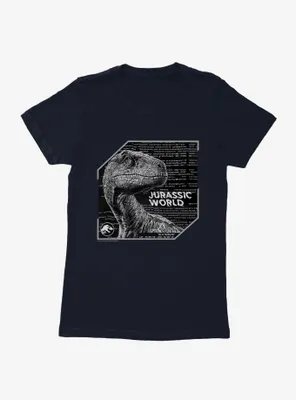 Jurassic World Code Womens T-Shirt