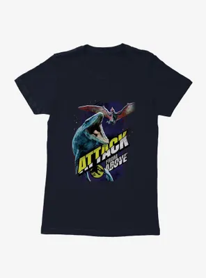 Jurassic World Attack From Above Womens T-Shirt